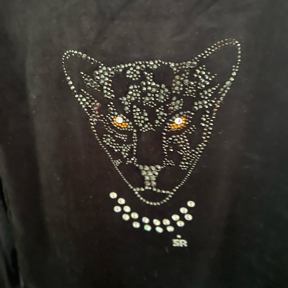 Sonya Rykiel Vintage Tiger Velvet Top - Picture 5 of 17